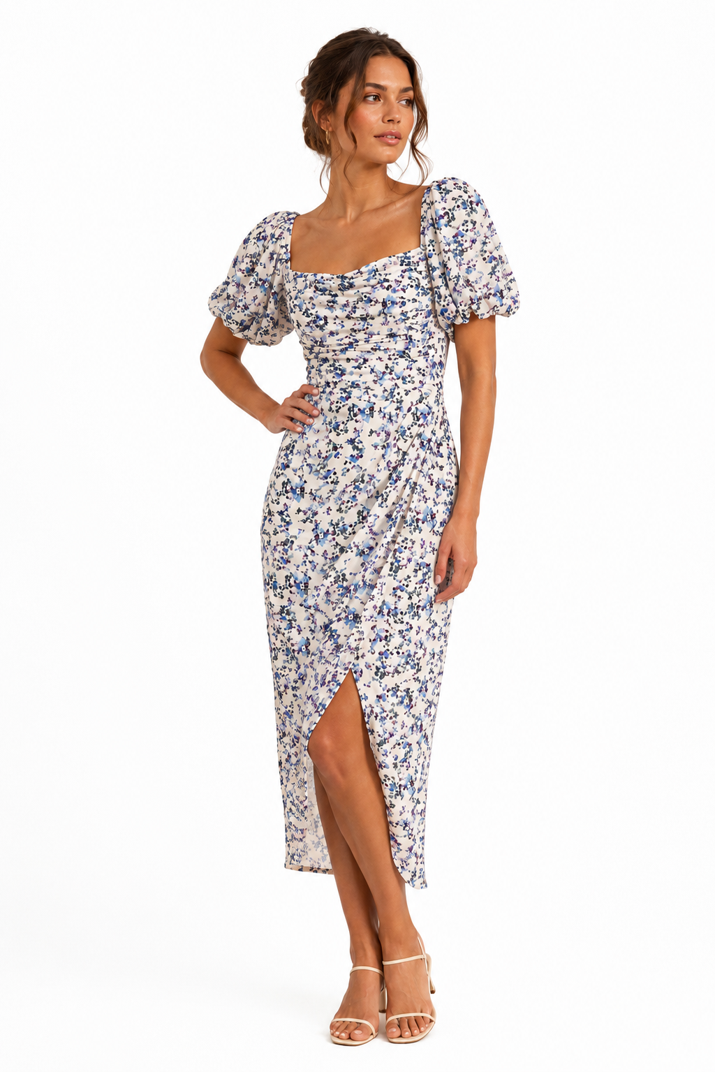 ditsy floral ruched dress Amazon.com: Women's Dress Ditsy Floral Print Ruched Waist Dress Dresses  Dress for Women Halcan (Color : Army Green, Size : Large) : Clothing, Shoes  & Jewelry