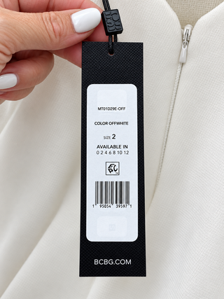 BCBGMAXAZRIA Embroidered Puff-Sleeve Dress — Size 2 - NEW