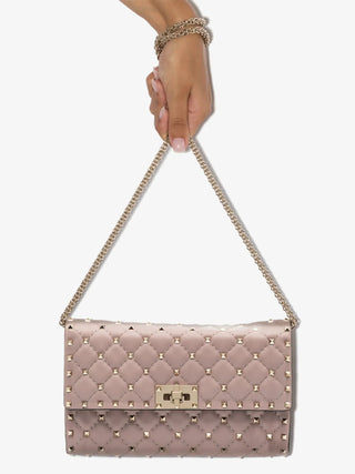 AUTHENTIC Valentino Garavani Rockstud Spike Crossbody Clutch Bag