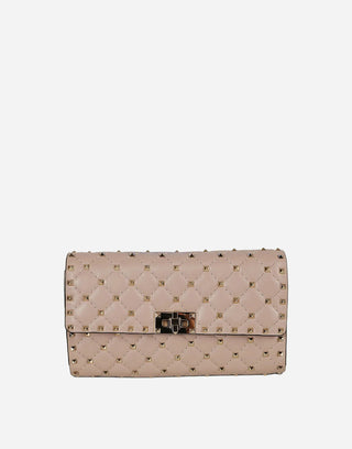 AUTHENTIC Valentino Garavani Rockstud Spike Crossbody Clutch Bag